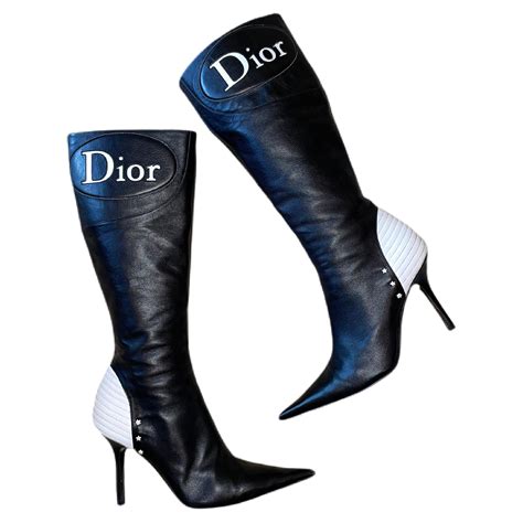 dior boots clear|dior over the knee boots.